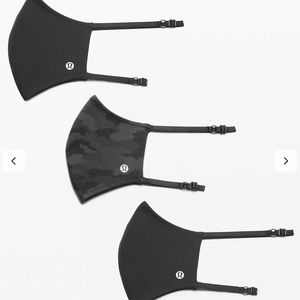 THREE Lululemon Face Masks - NEW